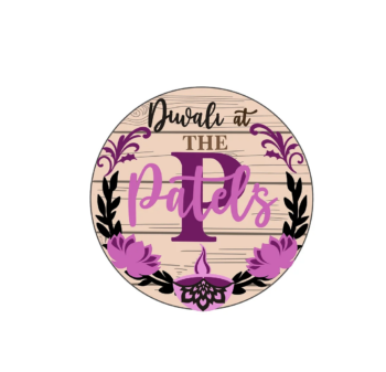 3mm mdf Diwali at Initial Plaque