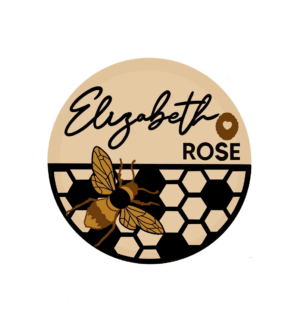 3mm mdf Half Honeycomb Bee Plaque