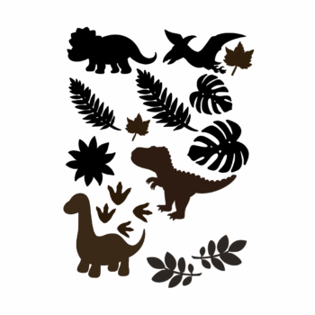3mm mdf Dinosaur Embellishment Pack