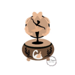 3mm mdf Ballerina Music Box (Swan Theme)