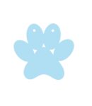 7.5cm High  Acrylic Paw Shape (Pack of 10)