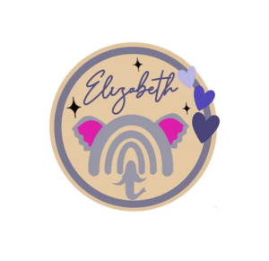 3mm mdf Elephant Boho Rainbow Plaque