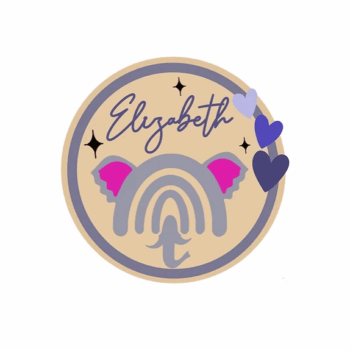 3mm mdf Elephant Boho Rainbow Plaque