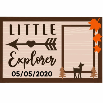 3mm mdf Little Explorer Frame