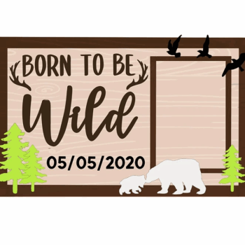 3mm mdf Born To Be Wild Frame