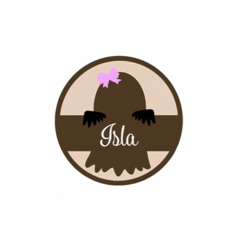 3mm mdf Personalised Ghost Name Bauble