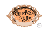 3mm mdf Layered Sleigh and Snowflakes Christmas Eve Box Topper