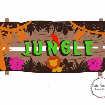 3mm mdf Jungle Sign Post