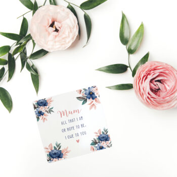 Printed Mother's Day Coasters - 4 designs