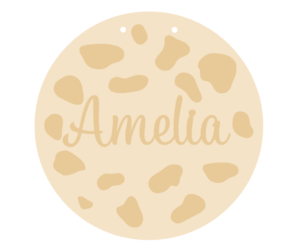 3mm mdf Spotty Dalmatian Plaque