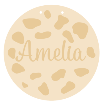 3mm mdf Spotty Dalmatian Plaque