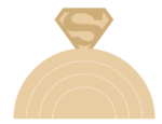 18mm Fully Engraved Superhero Rainbow