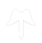 3mm Acrylic OR mdf Wings on Stake