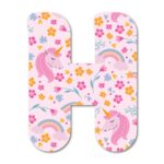 Laser Cut Printed Acrylic Letters – Bubble Font