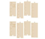 9mm mdf 4 piece Family Height Chart