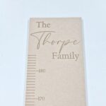 9mm mdf 4 piece Family Height Chart