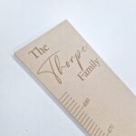 9mm mdf 4 piece Family Height Chart