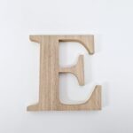 18mm Oak Veneer Letters Georgia Bold Font