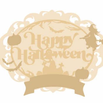 3mm mdf Halloween Box topper