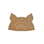 18mm MDF Stacking Rainbow with Layered Pig Detail