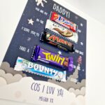Personalised A3 Spaceman Chocolate Board