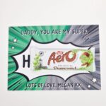Personalised A5 Name You Are My Super Hero Chocolate Board