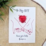 Personalised A6 Pinkie Promise – Chocolate Board