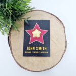 Personalised A6 – Walk Of Fame Chocolate Star Board