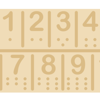 18mm mdf Number Tracing Board