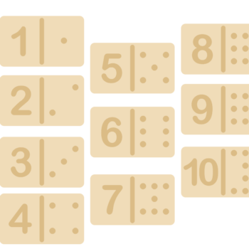18mm mdf Number Tracing Set 1-10