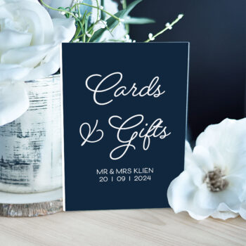 A5 Foamboard Muted Matt - Cards & Gifts Sign