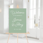 A2 Foamboard Muted Matt Welcome Sign