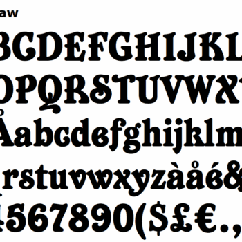 3mm MDF Belshaw Font Letters and numbers