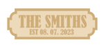 18mm + 4mm Layered Personalised Street Sign