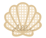 4mm oak veneer Layered Rattan Shell – with mdf name