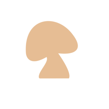 18mm Toadstool Shape