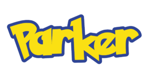 Blue and Yellow Acrylic Pokemon Style Layered Name