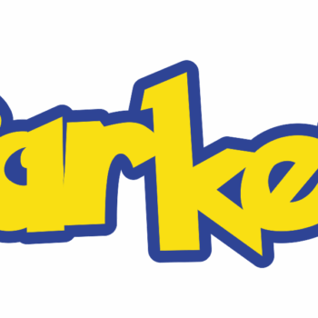 Blue and Yellow Acrylic Pokemon Style Layered Name
