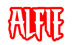 Red and White Acrylic Spiderman Style Layered Name