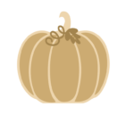 18mm + 3mm Pumpkin Layered Lines Pumpkin + Name