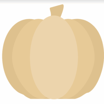 18mm + 3mm Pumpkin Layered Shapes Pumpkin + Name