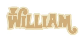 3mm mdf + 3mm mdf Layered Willy Wonka Style Name