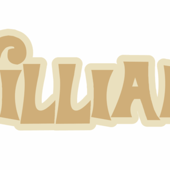 3mm mdf + 3mm mdf Layered Willy Wonka Style Name