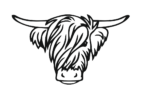 4mm mdf Highland Cow