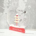 UV Printed Snowglobe – Red North Pole Post Design