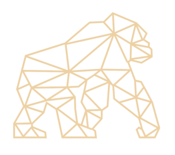 4mm mdf Geometric Gorilla
