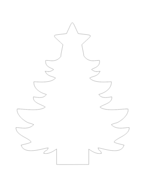 20cm Acrylic Christmas Tree (singles)