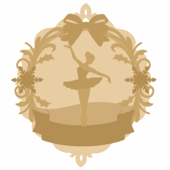 3mm mdf Layered Ballerina Bauble