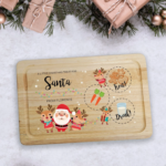 Printed Rectangular Christmas Eve Treat Board – Festive Lights
