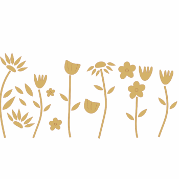 4mm Pack of Wildflowers